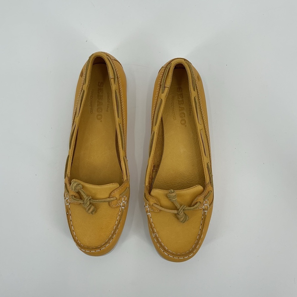 Sebago Women's Yellow Moccasin Loafers